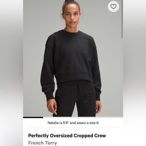 Cropped lululemon sweater